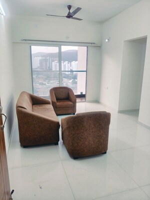 Living Room in 1 BHK Apartment at Kumar Megapolis Springs, Hinjewadi – for Rent