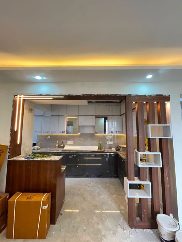 Kitchen, casa-woodstock 3 Bedroom 1700 Sq.Ft. Apartment In Sector 16c Greater Noida Greater Noida 10576928