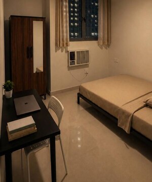 Living Room in 2 BHK Apartment at Dosti Group Planet North P180 , Shilphata – for Sale