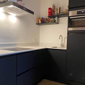 Kitchen in 1 BHK Apartment at Dosti Group Planet North P180 , Shilphata – for Sale