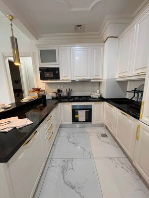 Kitchen in 1 BHK Apartment at Dosti Group Planet North P180 , Shilphata – for Sale