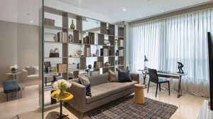 Living Room in 6 BHK Apartment at Oberoi Sky City, Borivali East – for Sale