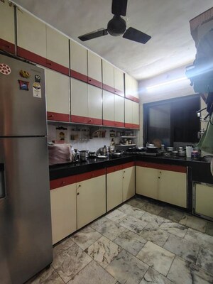 Kitchen in 3 BHK Apartment at Nilam Apartment Santacruz, Santacruz West – for Rent