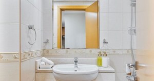 Bathroom in 2 BHK Apartment at Dosti Group Planet North P180 , Shilphata – for Sale