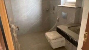Bathroom in 3 BHK Apartment at Gomti Nagar – for Sale