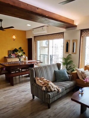 Living Room in 4 BHK Penthouse at Andheri West – for Sale