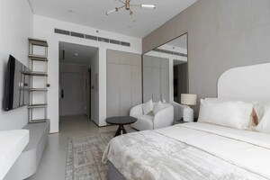 Bedroom in 1 BHK Apartment at Dosti Group Planet North P180 , Shilphata – for Sale