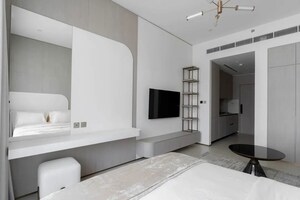 Kitchen in 1 BHK Apartment at Dosti Group Planet North P180 , Shilphata – for Sale