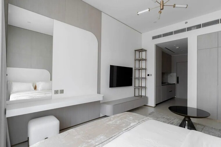 Kitchen, dosti-group-planet-north-p180 1 Bedroom 435 Sq.Ft. Apartment In Shilphata Thane 10576987