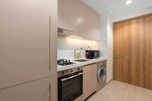 Kitchen in 3 BHK Apartment at Dosti Planet North, Shilphata – for Sale