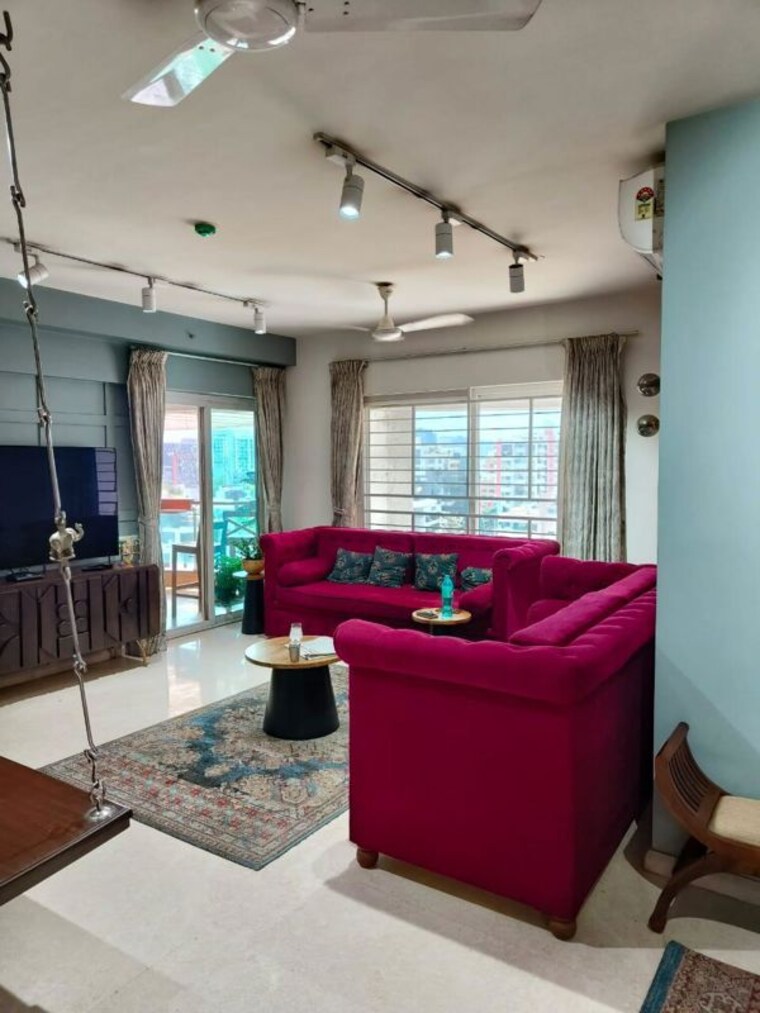 Living Room, nandan-prospera-gold 3 Bedroom 1850 Sq.Ft. Apartment In Balewadi Pune 10576992
