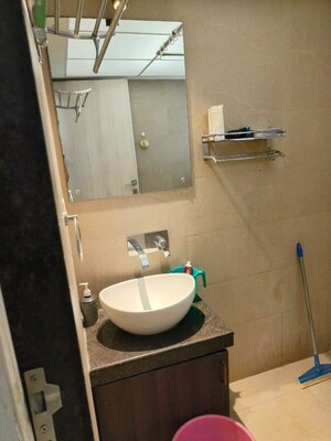 Bathroom in 3 BHK Apartment at Nandan Prospera Gold, Balewadi – for Rent
