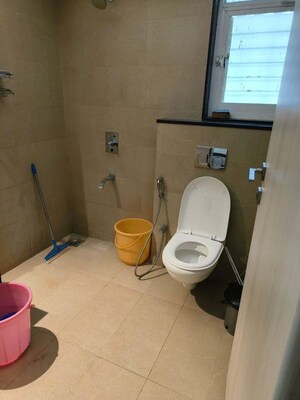 Bathroom in 3 BHK Apartment at Nandan Prospera Gold, Balewadi – for Rent