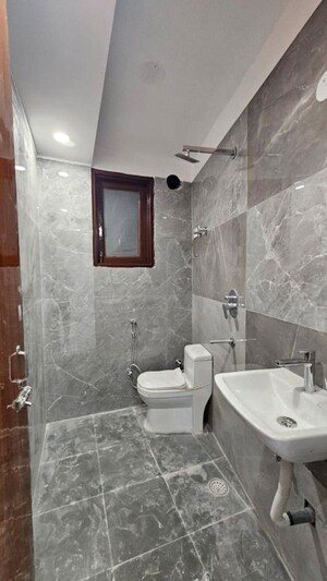 Bathroom in 1 BHK Apartment at Freedom Fighters Enclave – for Rent