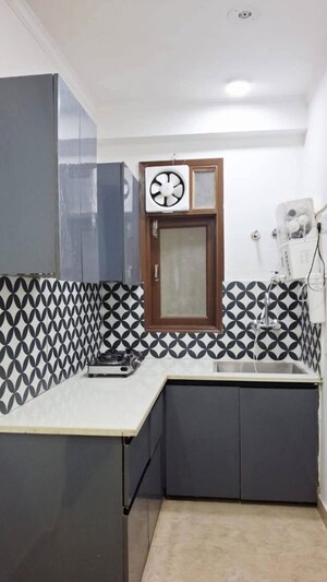 Kitchen in 1 BHK Apartment at Freedom Fighters Enclave – for Rent