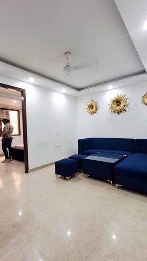 Living Room in 1 BHK Apartment at Freedom Fighters Enclave – for Rent