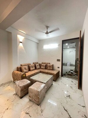 Living Room in 1 BHK Apartment at Freedom Fighters Enclave – for Rent