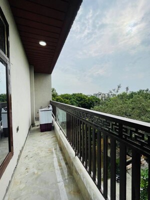Balcony in 1 BHK Apartment at Freedom Fighters Enclave – for Rent