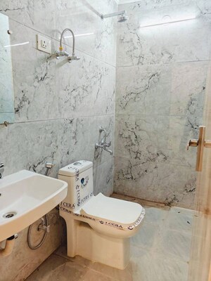 Bathroom in 2 BHK Apartment at Freedom Fighters Enclave – for Rent