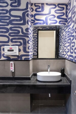 Bathroom in  Office Space at CM Plaza, Koramangala – for Rent
