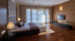 Living Room in 4 BHK Apartment at Prestige White Meadows, Whitefield – for Rent