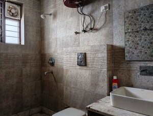 Bathroom in 2 BHK Builder Floor at Sector 15 – for Rent