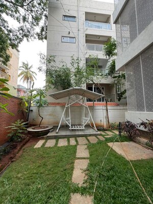 Balcony in 3.5 BHK Apartment at Gold Platz, Richmond Town – for Rent