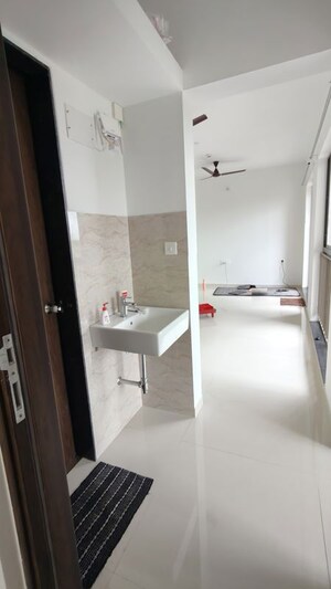 Bathroom in 2 BHK Apartment at Shapoorji Pallonji Sensorium Auris, Hinjewadi – for Rent