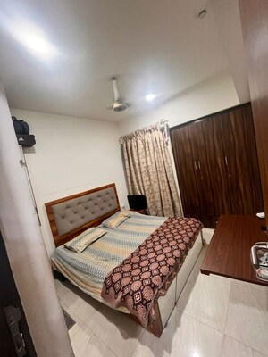 Bedroom in 1 RK Apartment at Lodha Crown Quality Homes, Majiwada – for Rent