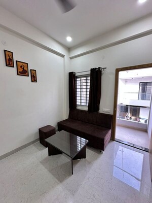 Living Room in 1 BHK Builder Floor at Mahalaxmi Nagar – for Rent