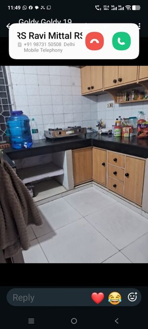Kitchen in 2 BHK Builder Floor at Sector 19 – for Rent