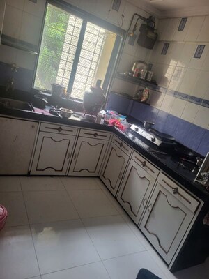 Kitchen in 1 BHK Apartment at Akshar Dham Apartment, Malad West – for Rent