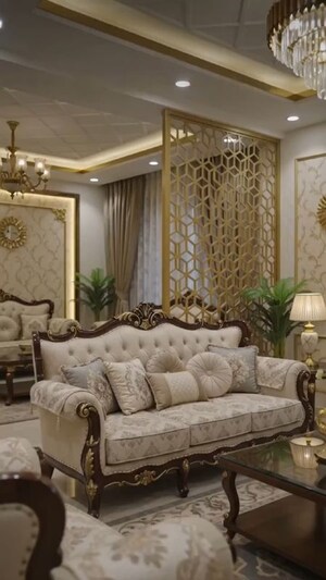 Living Room in 3 BHK Apartment at Shouryapuram, Lal Kuan – for Sale