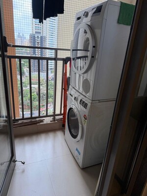 Balcony in 2 BHK Apartment at Prescon Midtown Bay, Mahim West – for Rent