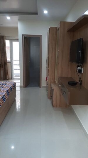 Living Room in 1 RK Independent House at Sector 14 – for Rent