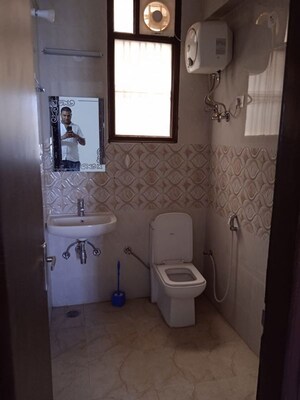Bathroom in 1 RK Independent House at Sector 14 – for Rent