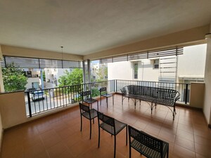 Balcony in 4 BHK Villa at N K Leasing Villa Scapes, Kokapet – for Rent
