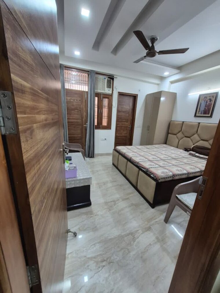 Bedroom, divya-angels 3 Bedroom 1375 Sq.Ft. Builder Floor In Indrapuram Ghaziabad 10577344
