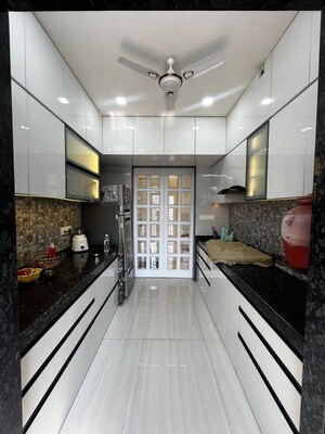 Kitchen in 2 BHK Apartment at Regency Anantam, Dombivli East – for Rent