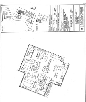 Master Plan in 2 BHK Apartment at Brigade Northridge, Kogilu Road – for Sale