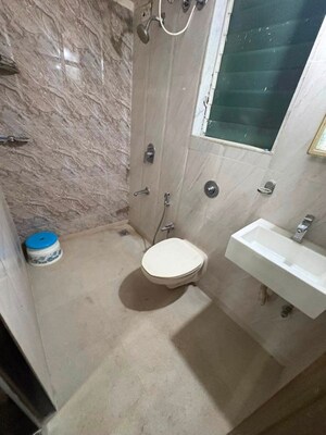 Bathroom in 1 BHK Apartment at Vihang Valley Phase1, Kasarvadavali – for Rent
