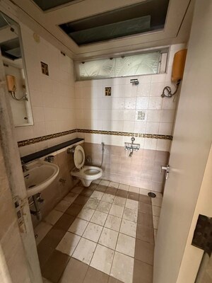 Bathroom in 4 BHK Apartment at Vijay Wimbledon Park, Vartak Nagar – for Rent