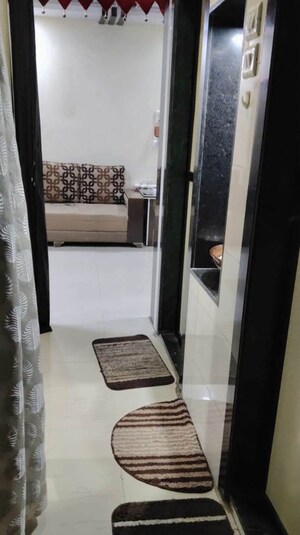 Bathroom in 1 BHK Apartment at Runwal Eirene, Balkum Pada – for Rent