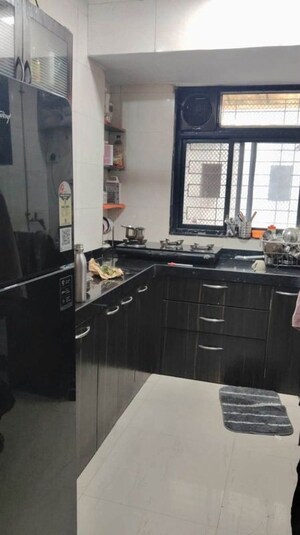 Kitchen in 1 BHK Apartment at Runwal Eirene, Balkum Pada – for Rent