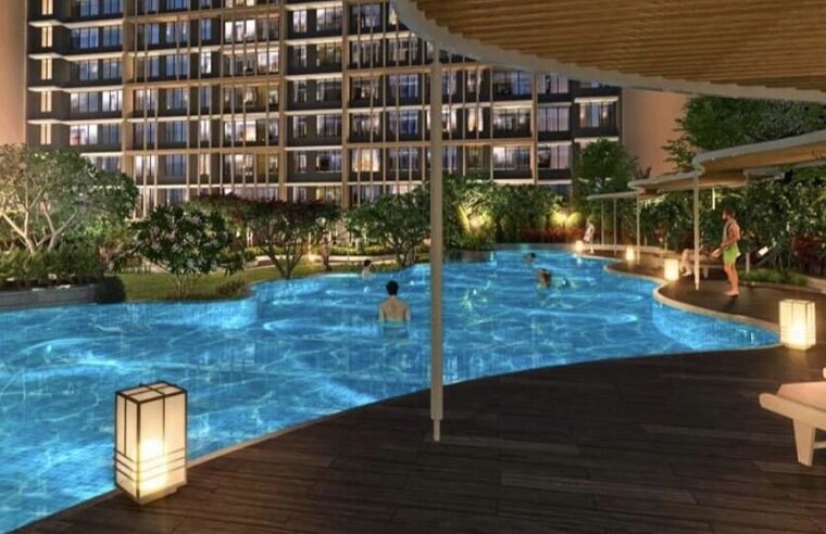 Swimming Pool, maithili-the-trellis 3 Bedroom 1200 Sq.Ft. Apartment In Sector 10 Kopar Khairane Navi Mumbai 10577388