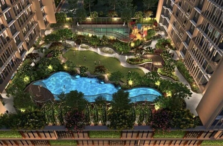 Garden, maithili-the-trellis 3 Bedroom 1200 Sq.Ft. Apartment In Sector 10 Kopar Khairane Navi Mumbai 10577388