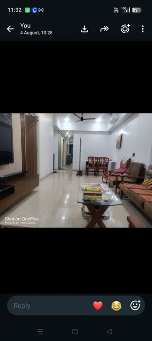 Living Room in 2.5 BHK Apartment at Lodha Sterling, Kolshet Road – for Sale