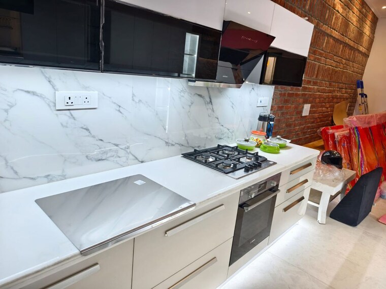 Kitchen, eldeco-ananda 3 Bedroom 200 Sq.Mt. Builder Floor In Sector 48 Noida 10577514