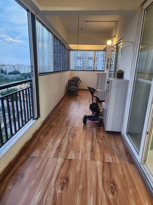 Balcony in 3 BHK Apartment at Pragathi Nagar – for Rent