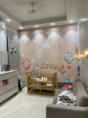 Living Room in 4 BHK Builder Floor at Greater Kailash ii – for Rent